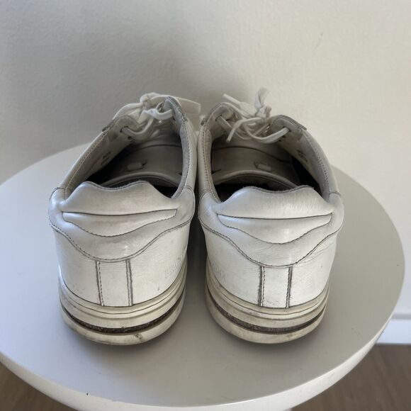 Birkenstock Bend Low Top White Leather Women’s Size 11/ Mens Size 9 EU 42 - Picture 3 of 7